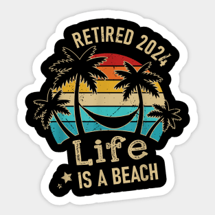 Retired 2024 Life Is A Beach Summer Sticker